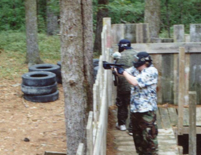 Paintball birthday bash